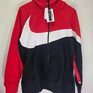 Nike Men's Hooded Long Sleeve Color Block Casual Jacket / SIZE L / AR3084-657